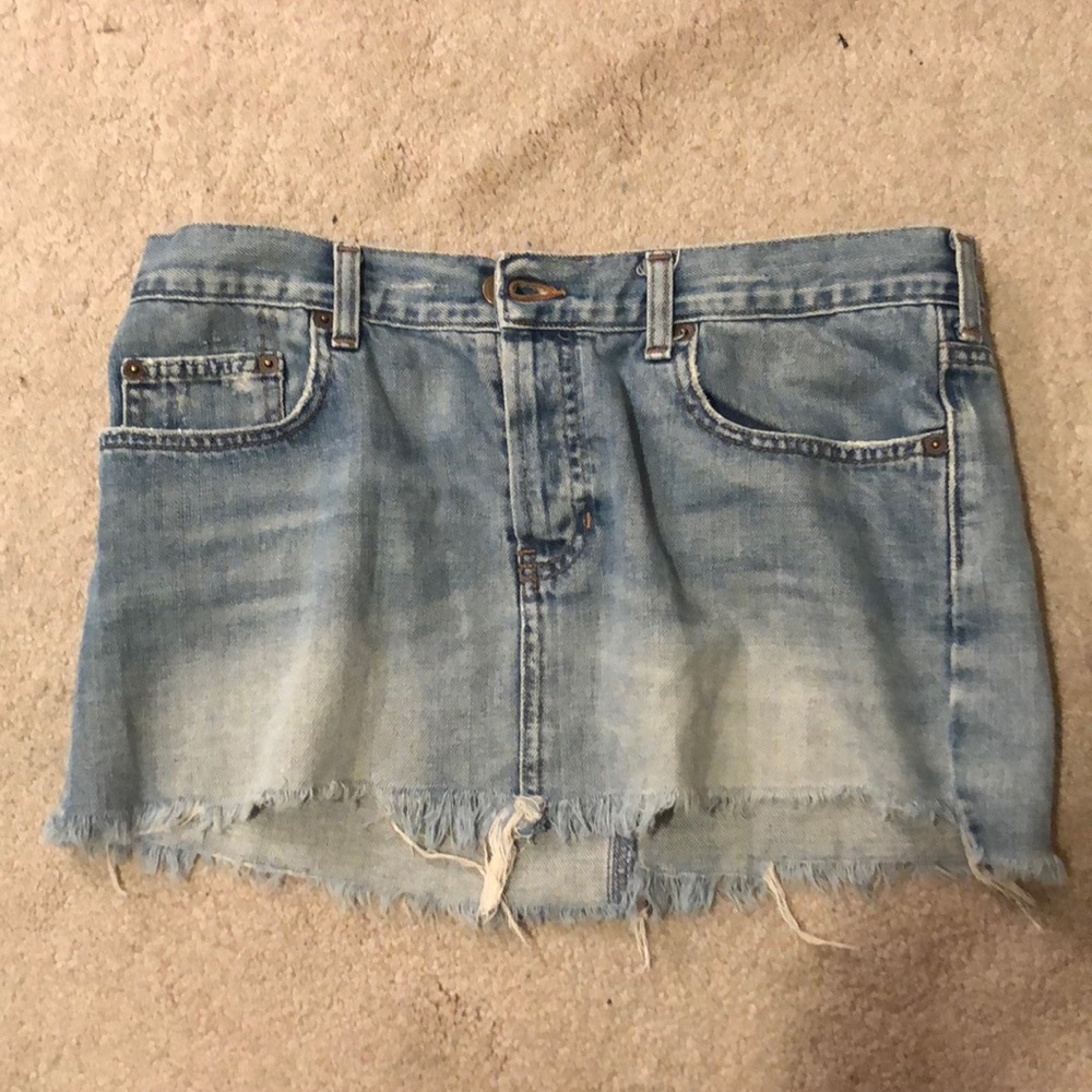 Abercrombie & Fitch Jean Mini Skirt